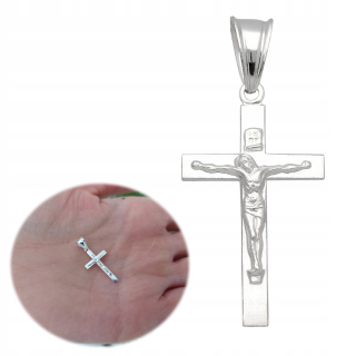 Strieborný kríž s vyobrazením striebra 925